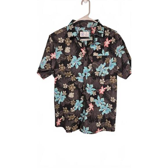 Hurley Men's Tropical Floral Short Sleeve Hawaiian Shirt Size Small NWT - Picture 1 of 7